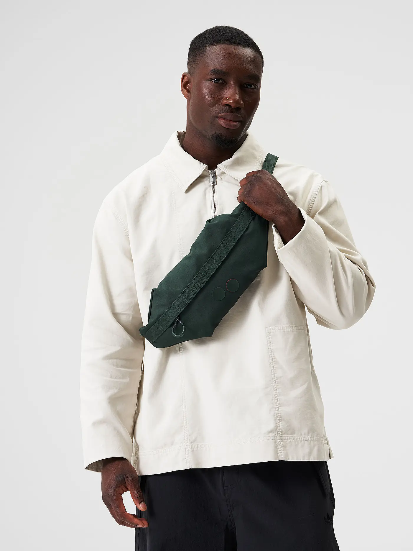 PINQPONQ | Bauchtaschen Brik 2L | dunkelgrün